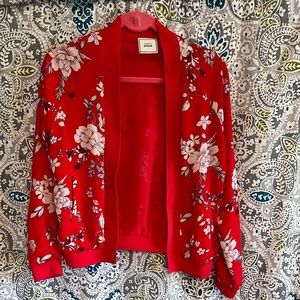 Red Floral Jacket